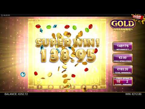 Gold Megaways Slot – Free Spin + Re-Triggers MEGA WIN!