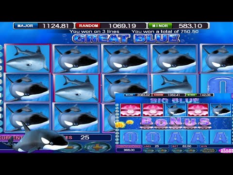 Great Blue Full Jerus 2 Line Dibantu Paus || Free Spin Bet $62.50 || Mega888