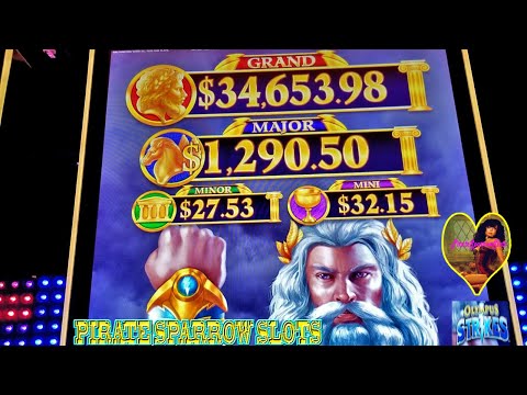 Olympus Strikes slot machine HUGE WIN! Max Bet Mini & Minor Jackpots! 🎰