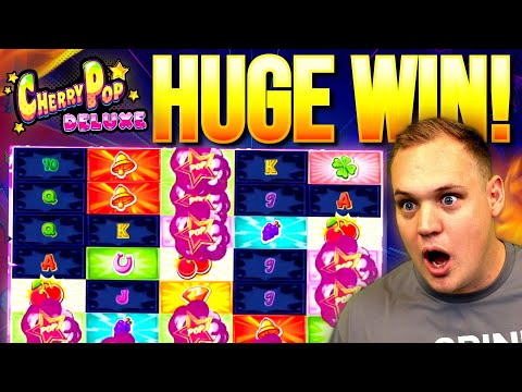 SUPER BIG WIN ON CHERRY POP DELUXE SLOT!!!